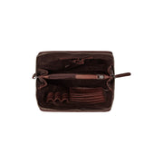 Brown Leather Backpack Linford, detail view 4