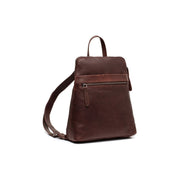 Brown Leather Backpack Linford, front view