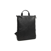 Black Leather Backpack Manchester, product view 3