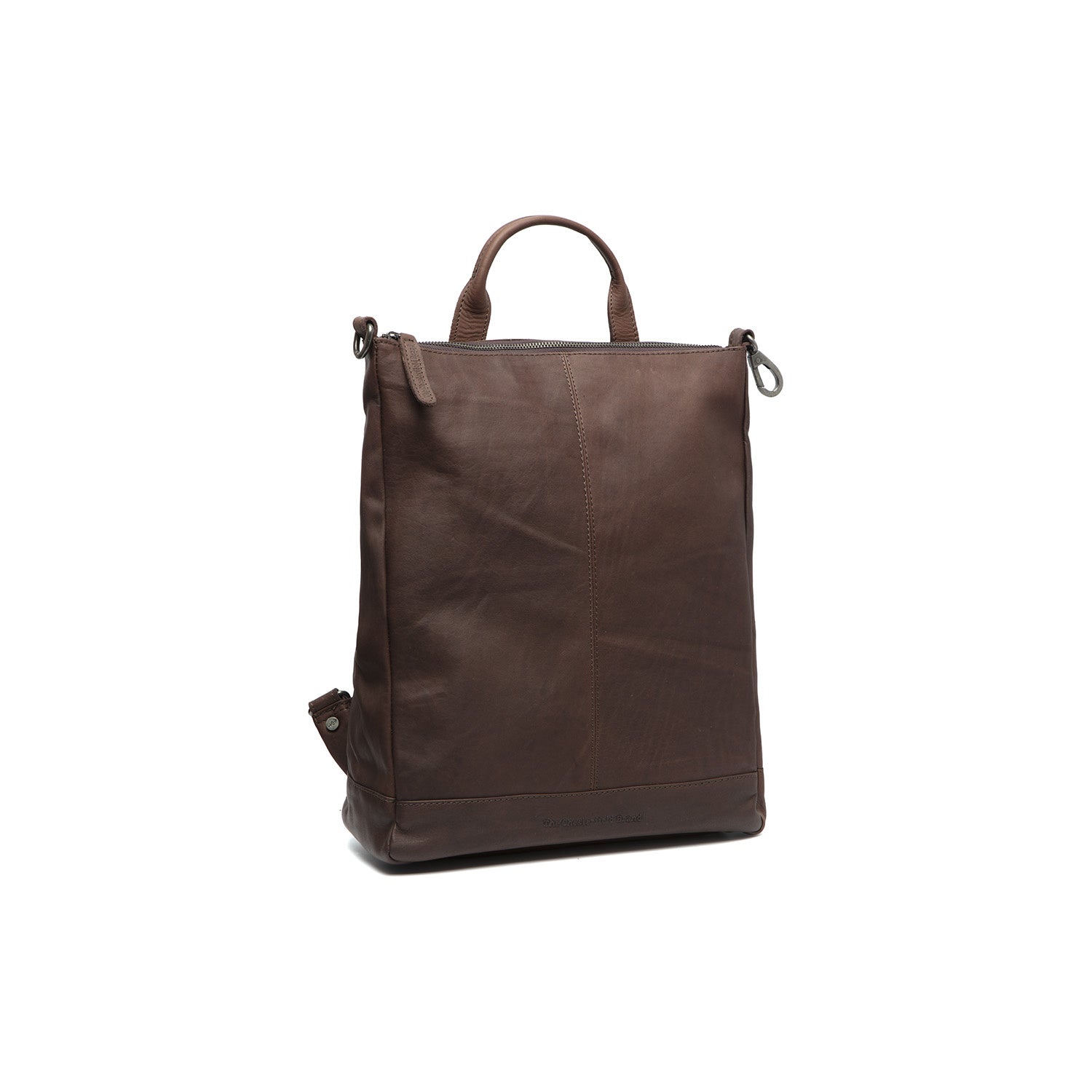 Brown Leather Backpack Manchester, detail view 1