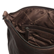Brown Leather Backpack Manchester, detail view 3