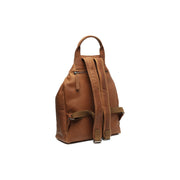 Cognac Leather Backpack Manchester, detail view 5