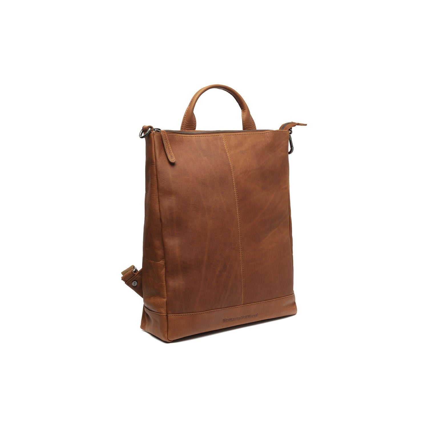 Cognac Leather Backpack Manchester, product view 3