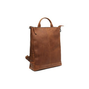 Cognac Leather Backpack Manchester, product view 3