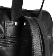 Black Leather Backpack Naomi, detail view 1