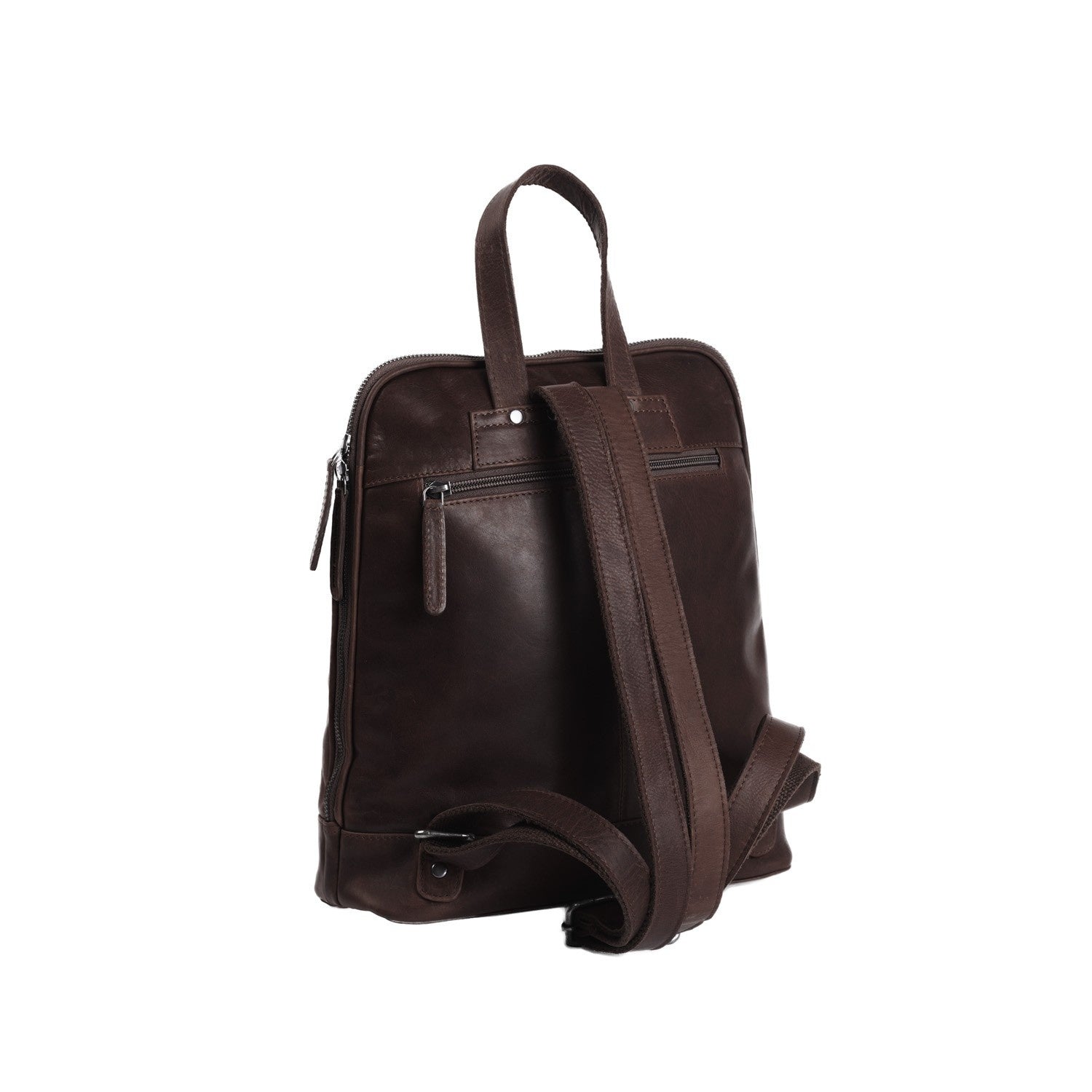 Brown Leather Backpack Naomi, detail view 3