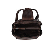 Brown Leather Backpack Naomi, product view 2