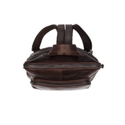 Brown Leather Backpack Naomi, product view 3