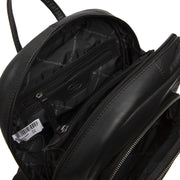 Black Leather Backpack Santana, product view 2