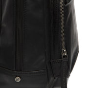 Black Leather Backpack Santana, product view 3