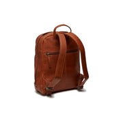 Cognac Leather Backpack Santana, detail view 6
