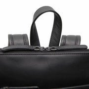 Black Leather Backpack Tigris, product view 2