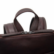 Brown Leather Backpack Tigris, product view 2