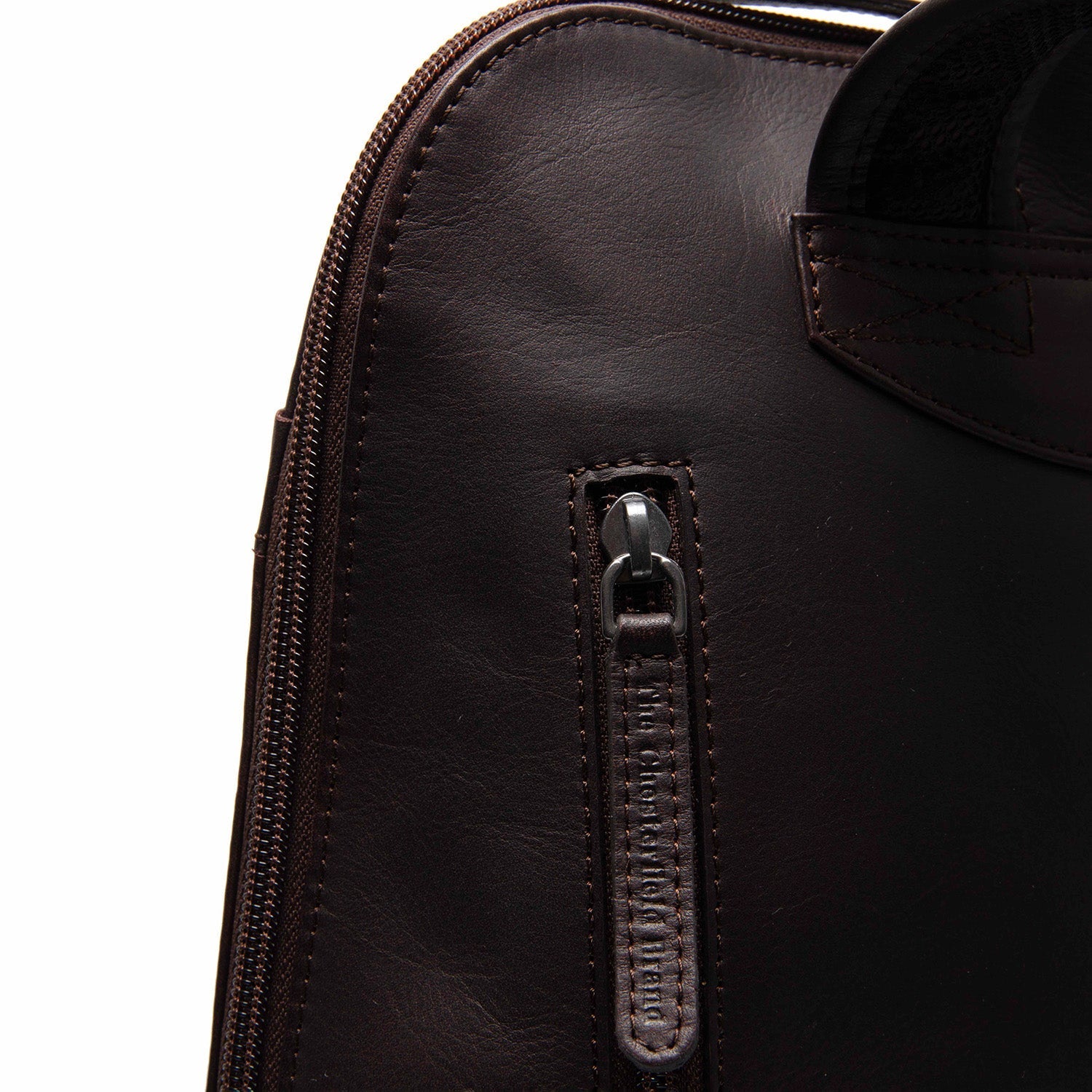 Brown Leather Backpack Tigris, product view 3