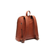 Cognac Leather Backpack Tigris, detail view 4