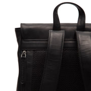 Black Leather Backpack Vermont, detail view 3