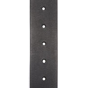 Black Leather Belt Aayden, detail view 3