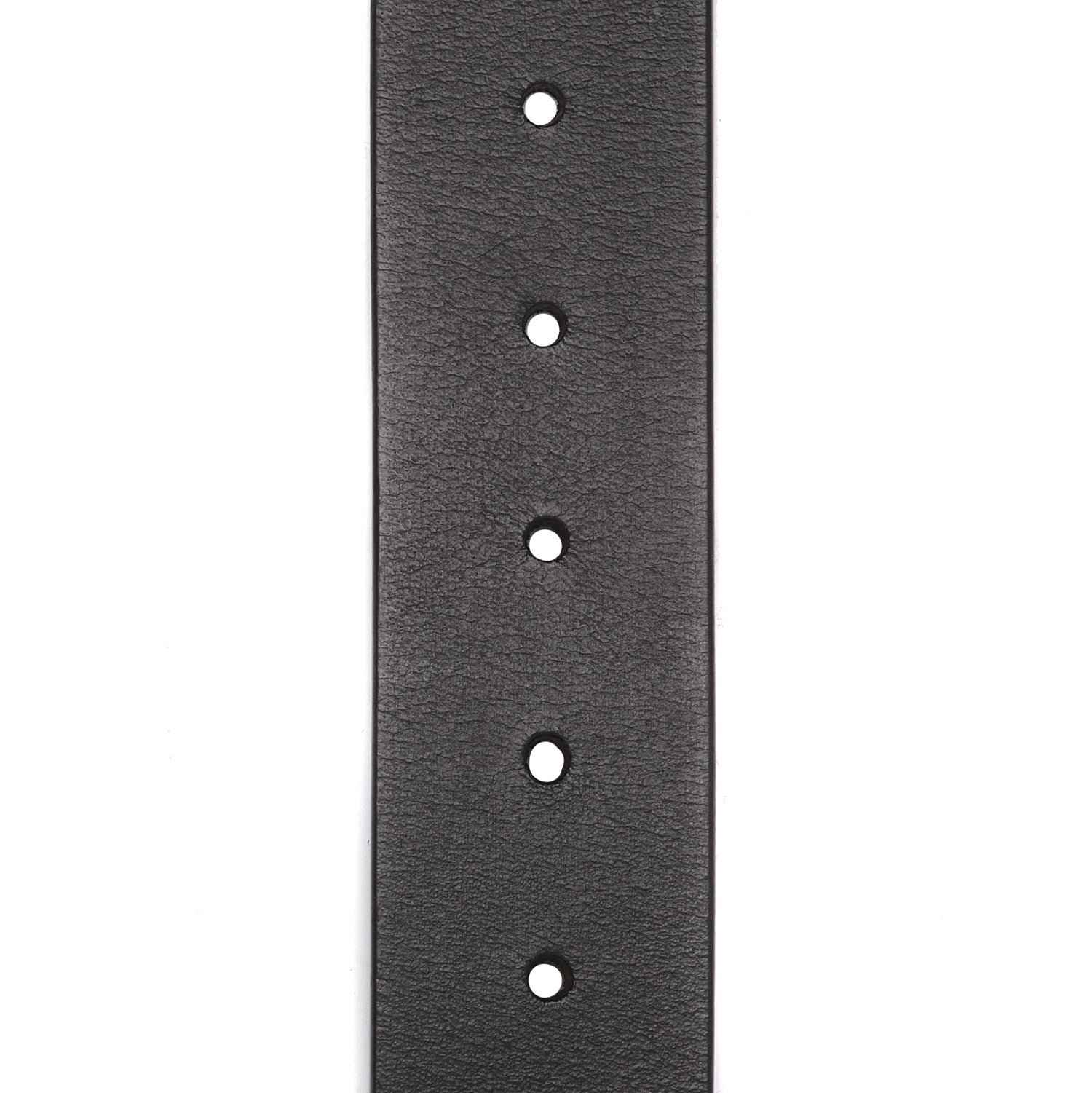 Black Leather Belt Aayden, detail view 3