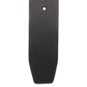 Black Leather Belt Aayden, detail view 4