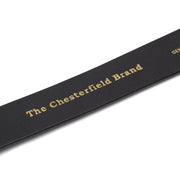 Black Leather Belt Aayden, detail view 5