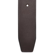 Brown Leather Belt Aayden, detail view 1