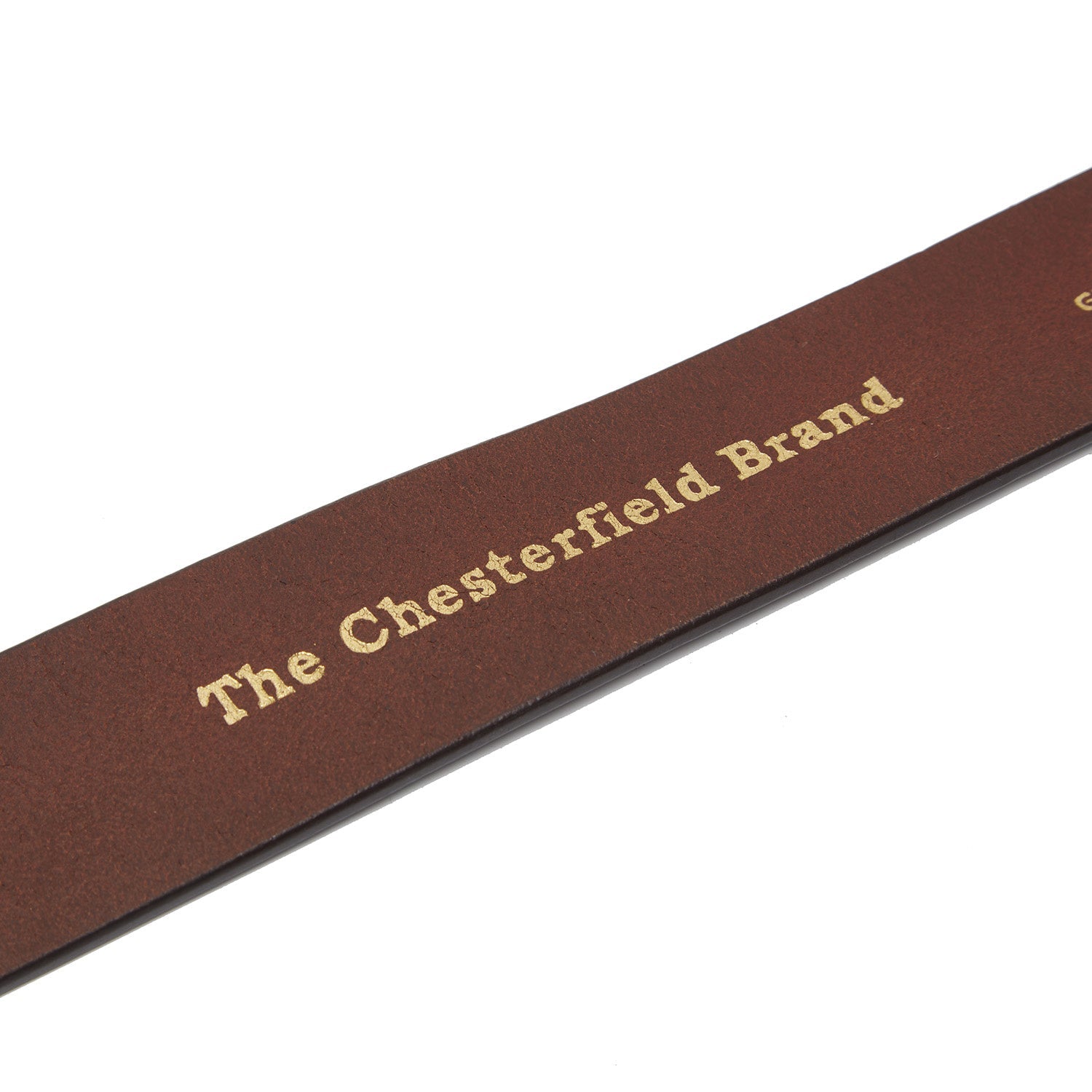 Cognac Leather Belt Aayden, detail view 3