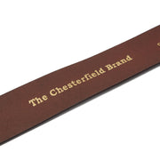 Cognac Leather Belt Aayden, detail view 3