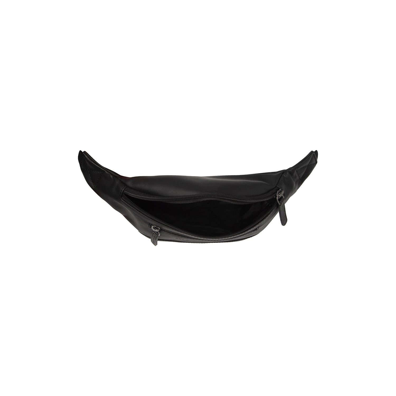 Black Leather Belt Bag Brana, product view 3