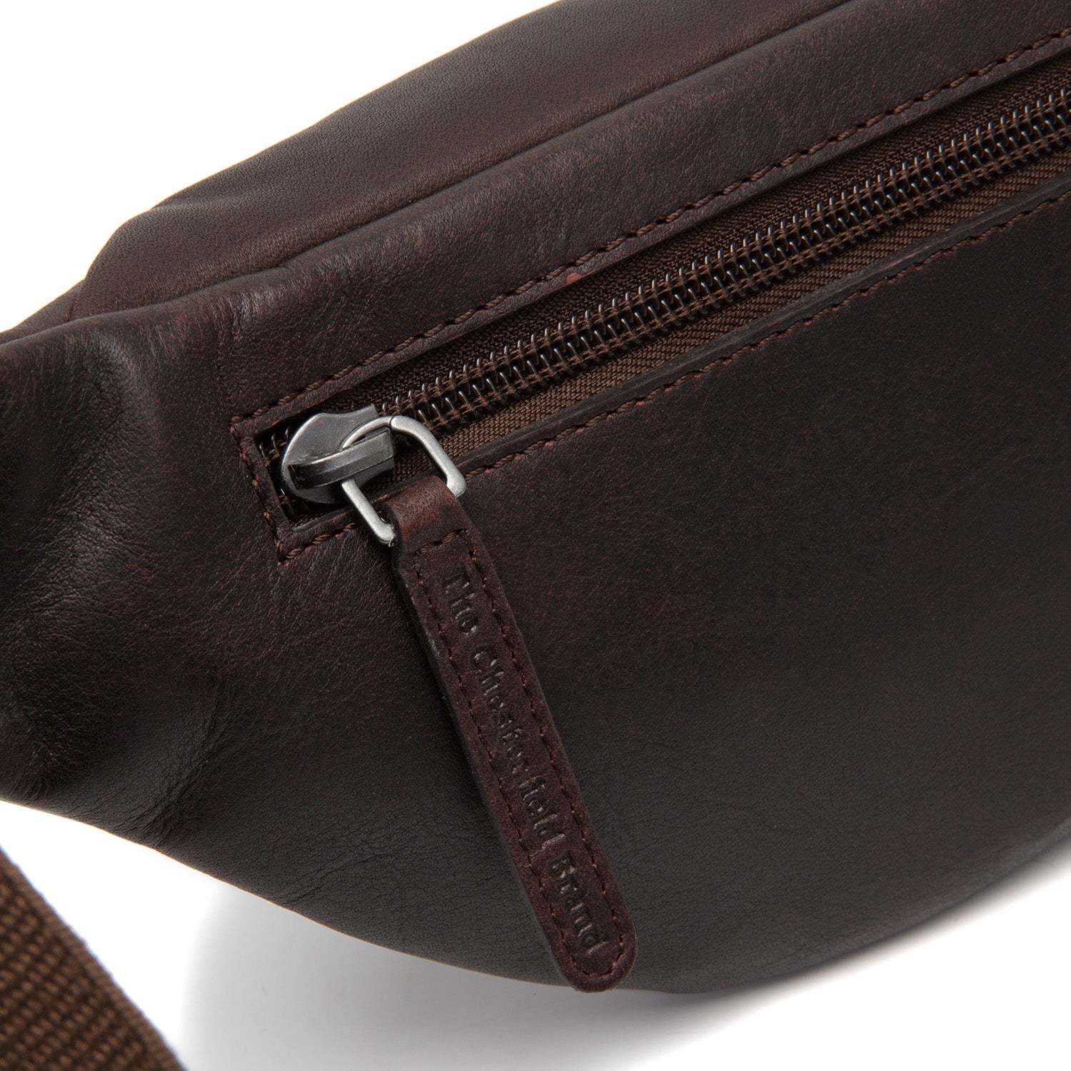 Brown Leather Belt Bag Brana, detail view 1