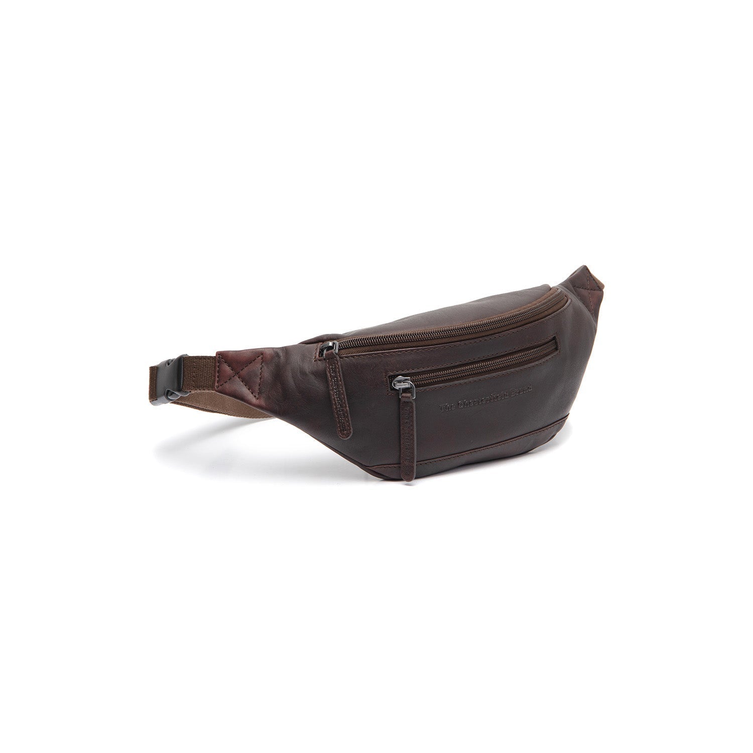 Brown Leather Belt Bag Brana, front view