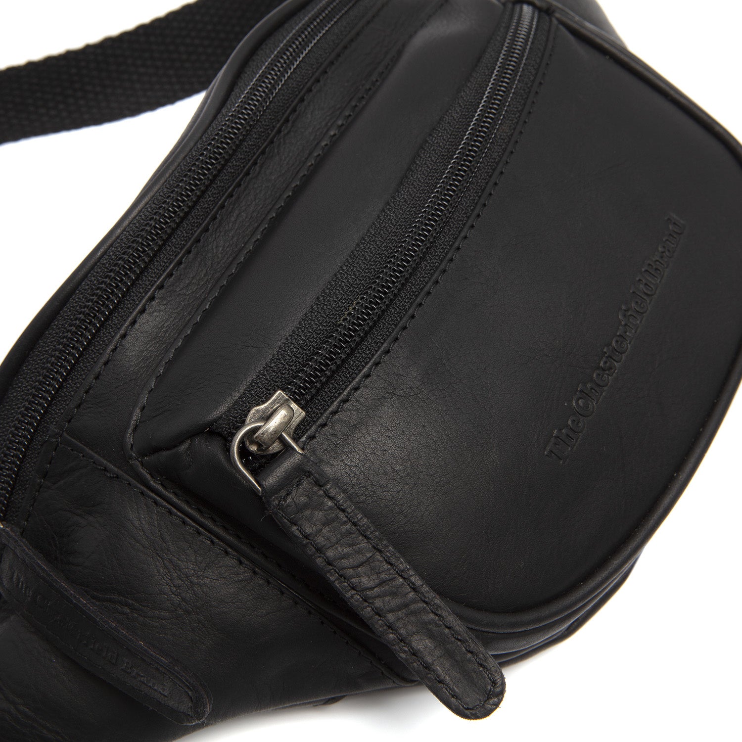 Black Leather Belt Bag Jack, detail view 3