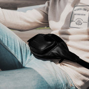 Black Leather Belt Bag Jack, product view 3