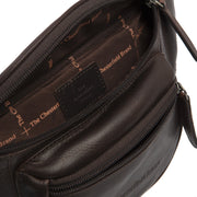 Brown Leather Belt Bag Jack, detail view 3