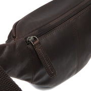 Brown Leather Belt Bag Jack, detail view 5