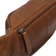 Cognac Leather Belt Bag Jack, detail view 4