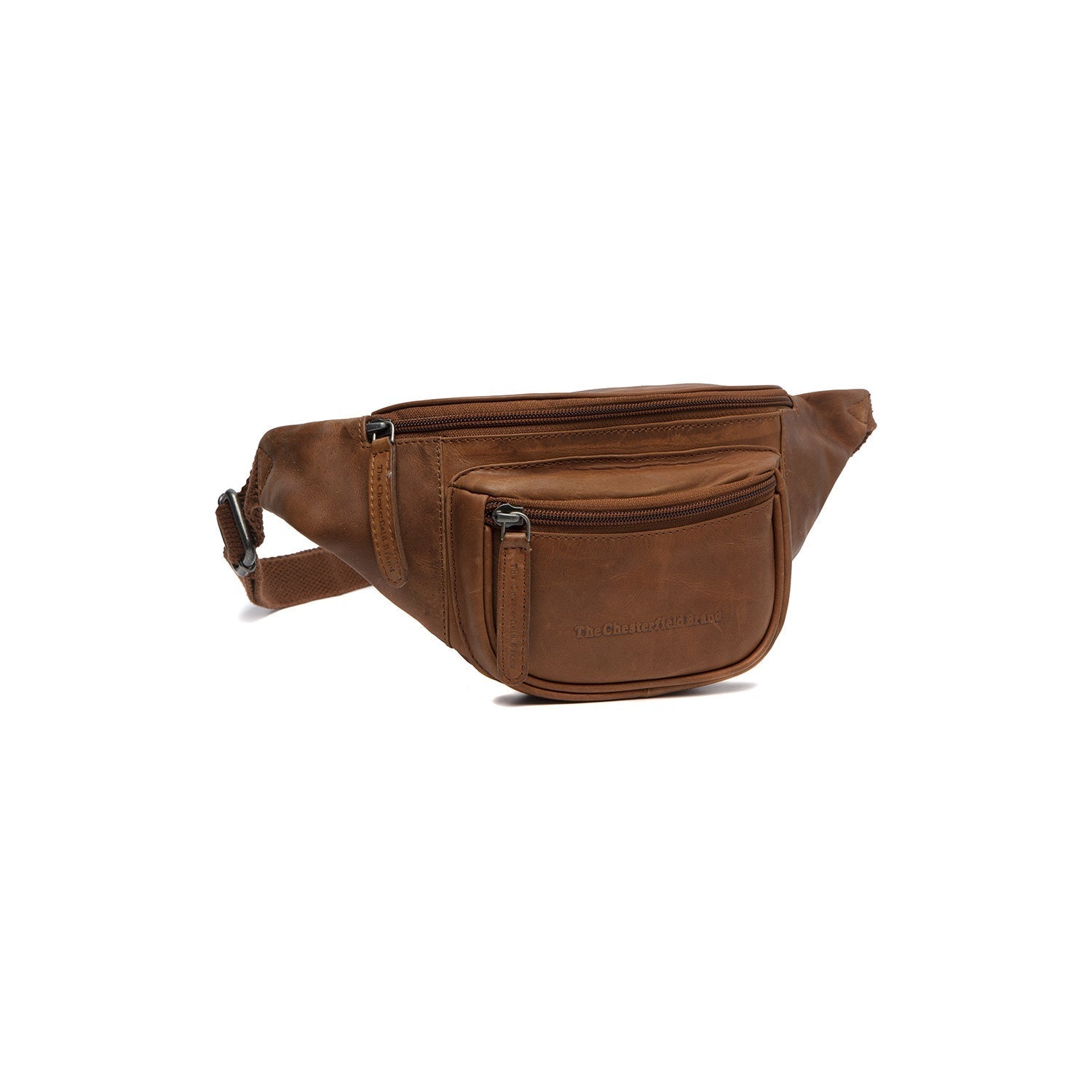 Cognac Leather Belt Bag Jack, front view