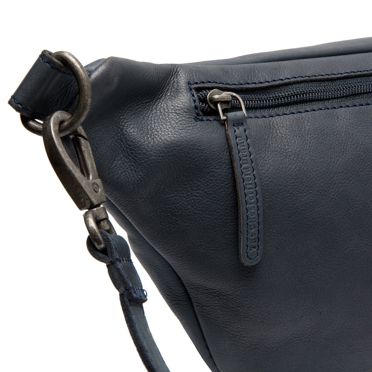 Navy Leather Belt Bag Kruger, detail view 3