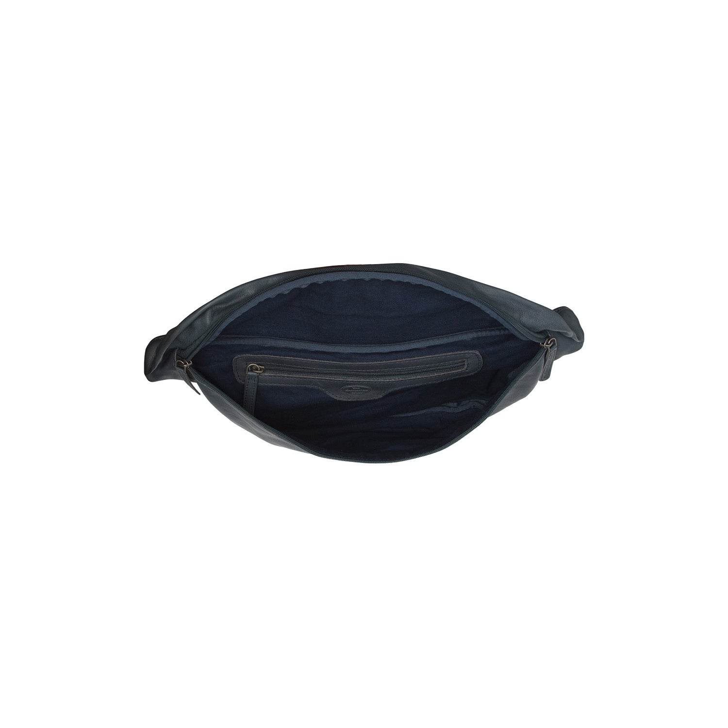 Navy Leather Belt Bag Kruger, product view 3