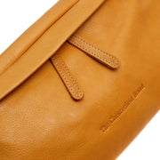 Ocher Yellow Leather Belt Bag Kruger, product view 2