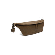 Olive Green Leather Belt Bag Kruger, front view