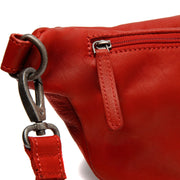 Red Leather Belt Bag Kruger, detail view 3