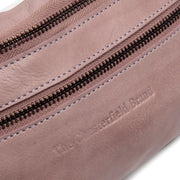 Lavender Lilac Leather Belt Bag Severo, detail view 4
