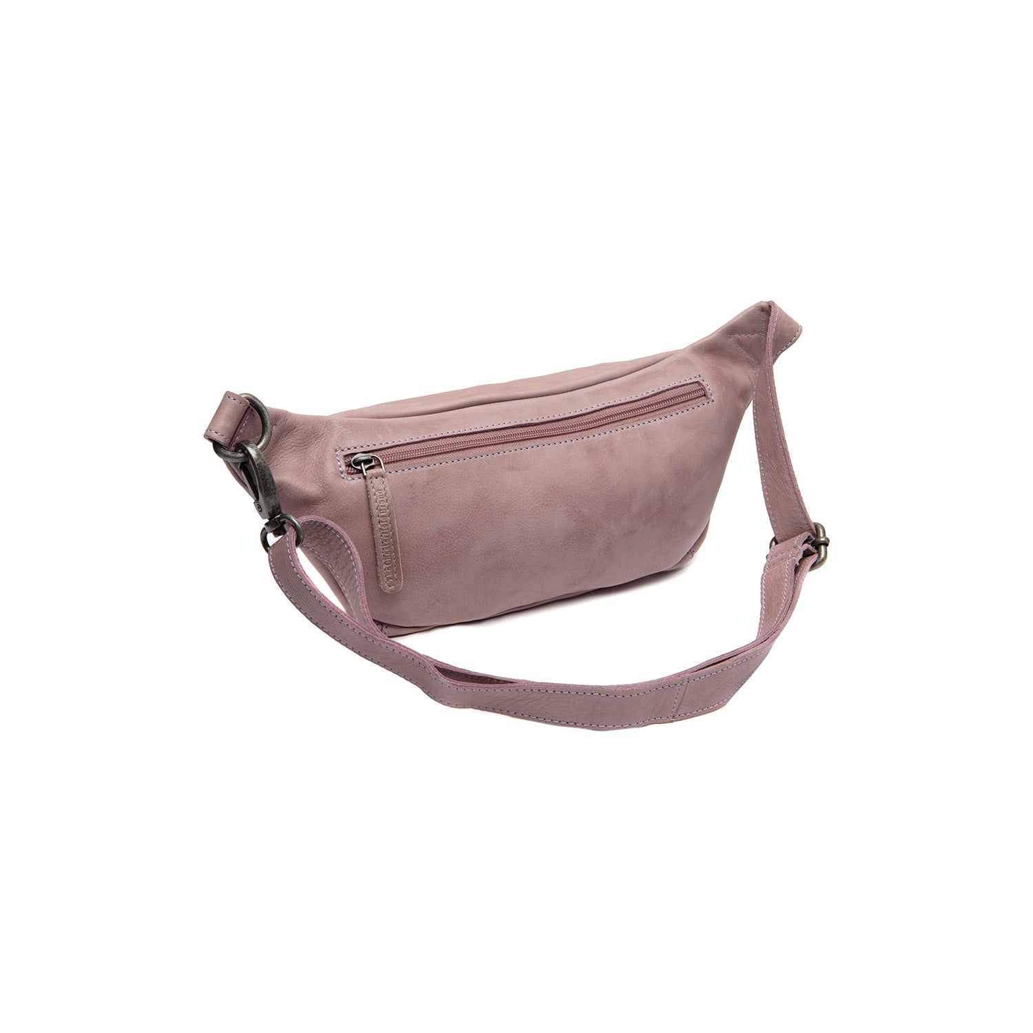 Lavender Lilac Leather Belt Bag Severo, detail view 5