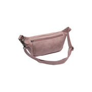 Lavender Lilac Leather Belt Bag Severo, detail view 5