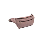 Lavender Lilac Leather Belt Bag Severo, front view