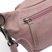 Lavender Lilac Leather Belt Bag Severo, product view 3