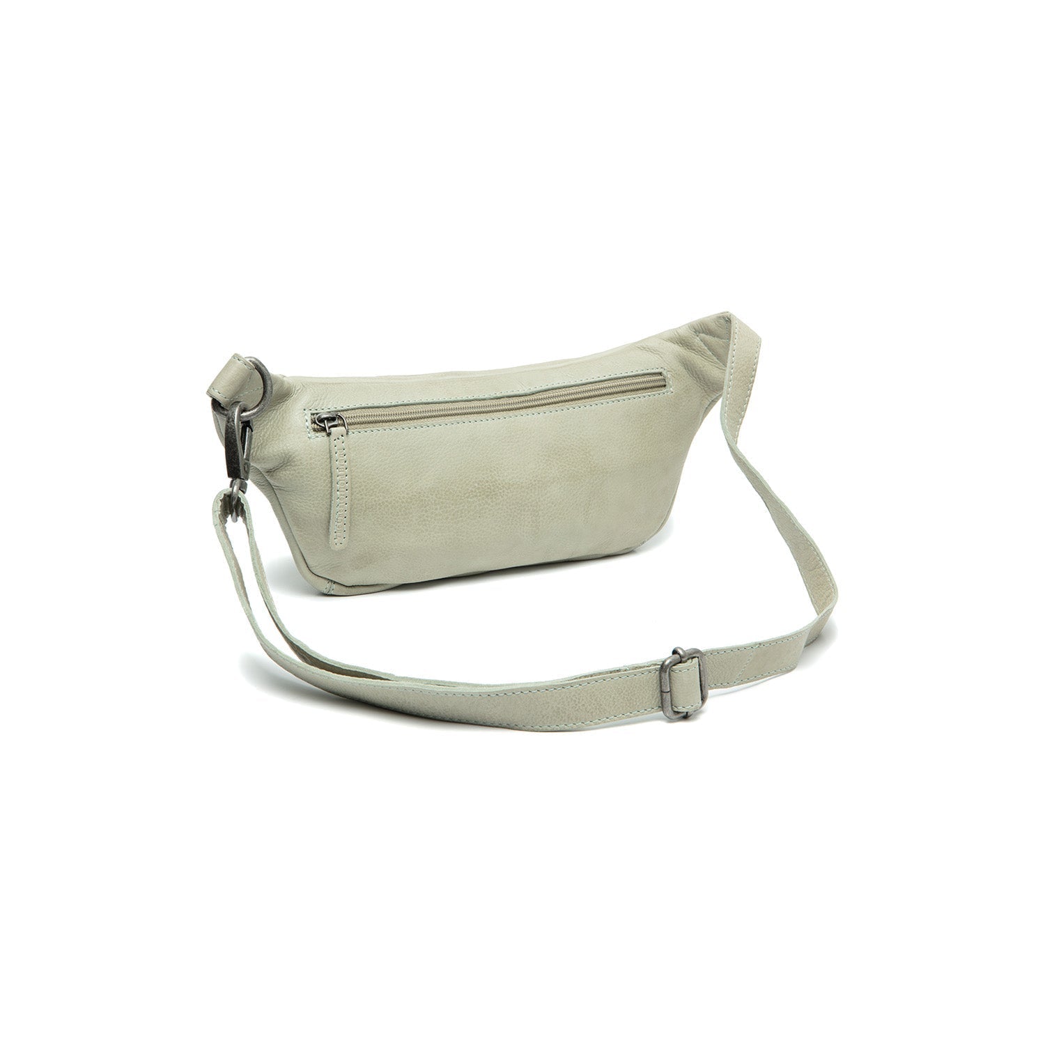 Ocean Green Leather Belt Bag Severo, detail view 5