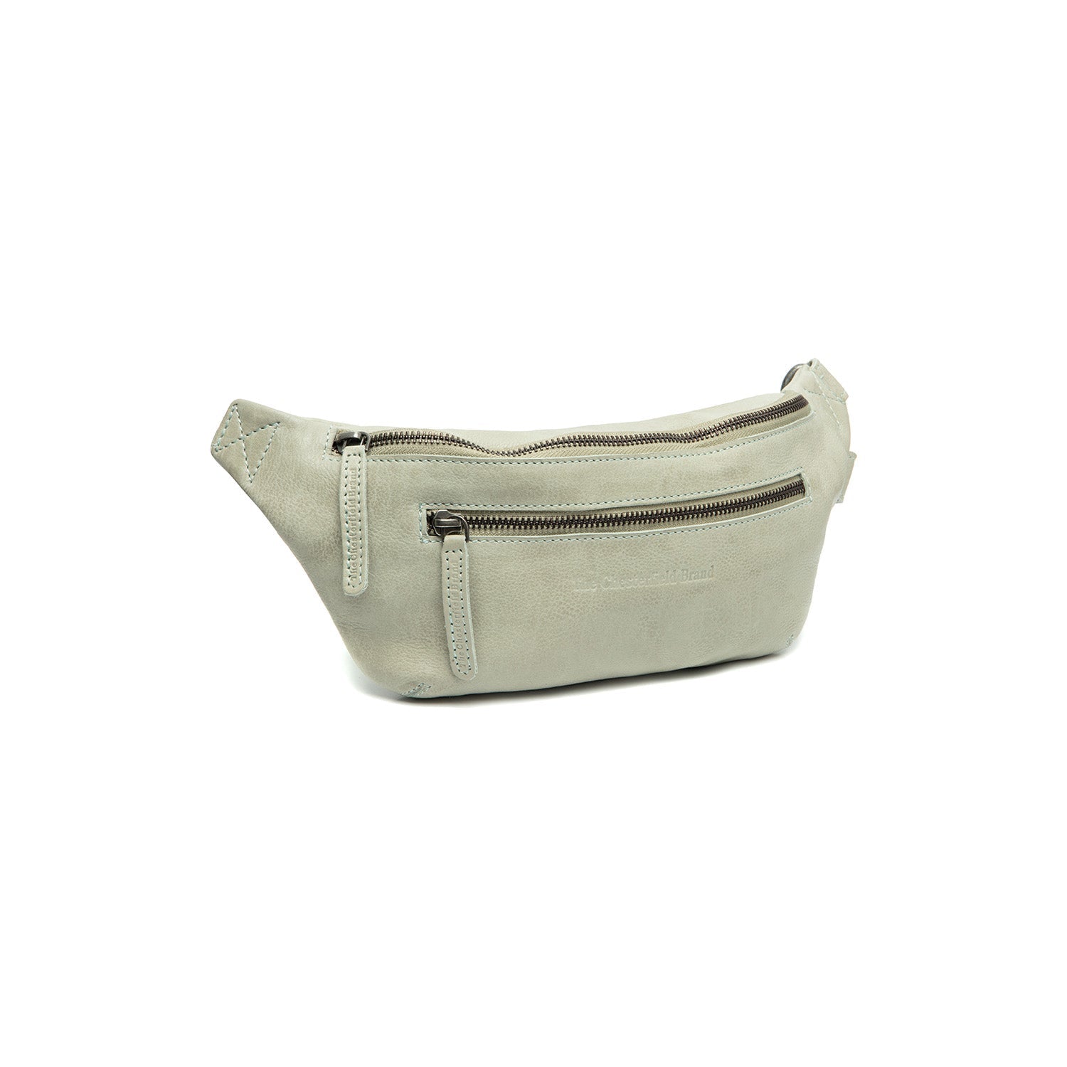 Ocean Green Leather Belt Bag Severo, front view