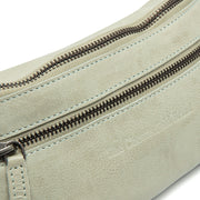 Ocean Green Leather Belt Bag Severo, product view 3
