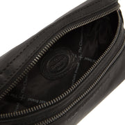 Black Leather Belt Bag Toronto, product view 3